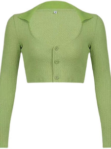 Green Polo Sweater - The Angels Hub