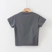 Load image into Gallery viewer, Slim U-Neck Sports Cropped Tee - The Angels Hub
